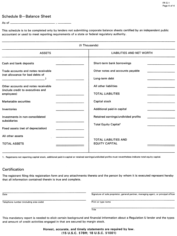 Form G-1—Registration Statement (Page 4)